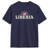 Oversized T Shirt Summer Liberia Independence Day Fashion T Shirts Liberian Flag Pure Cotton Tshirt For Mens Y2k Short Sleeve