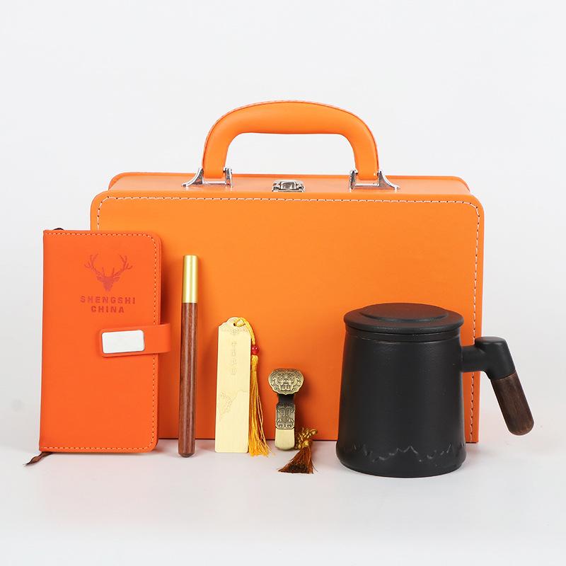 

Light luxury office cup tea separation large capacity mug business office tea cup 401-500ml