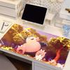 Mouse Pad Large Gamer pc Gaming Accessories Speed Keyboard Rubber Locking Edge Desk Mat Office Laptop P-Pokemon Snorlax Mousepad