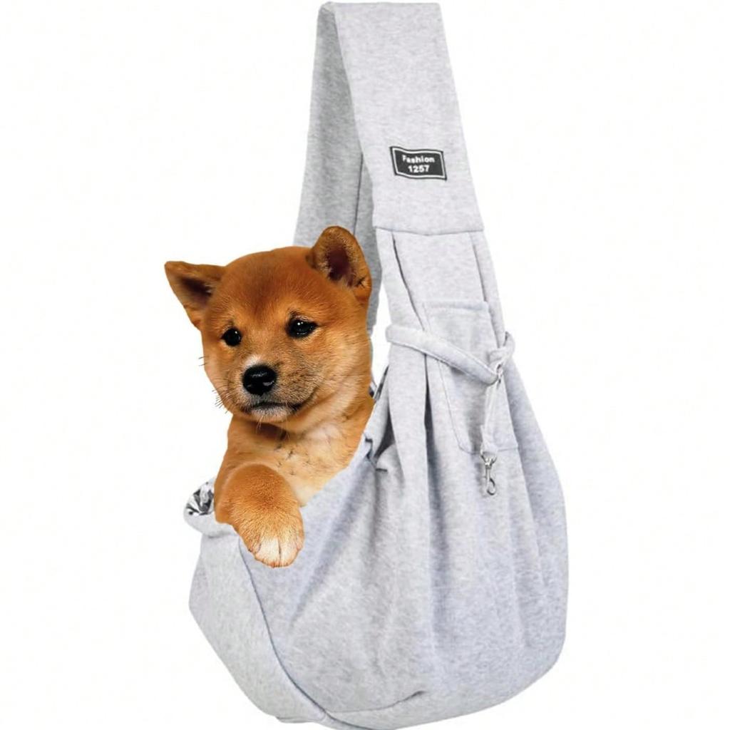 1pc Pet Carrier Backpack, Suitable for Cats, Dogs and Puppies - Outdoor Travel Dog Shoulder Bag, Single Person Comfortable Messenger/Tote Bag
