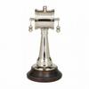 Nautical Engine Room Telegraph Decor Brass Wood Ship Telegraph Sculpture Maritime Table Decor