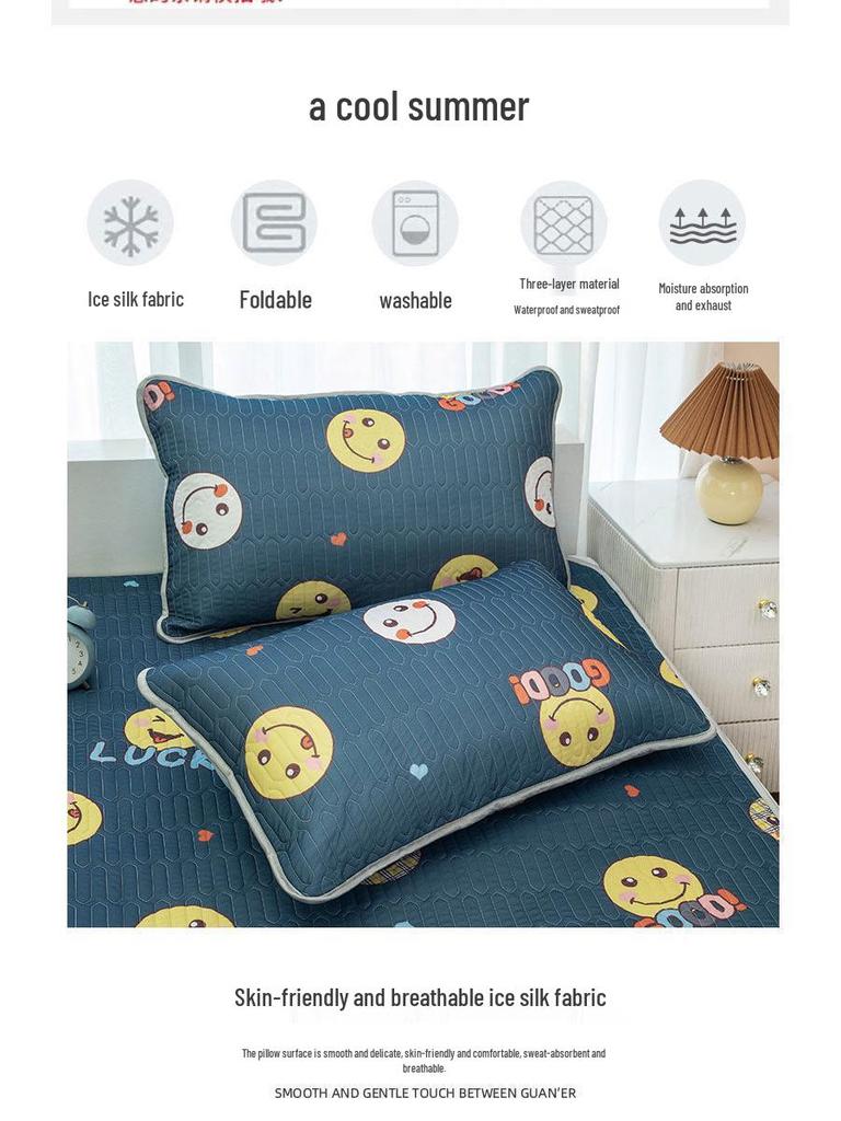 Set of 2 Extra Large 48x74 Knitted Silk Pillowcases - Anti-Drool & Sweat-Proof for Adults