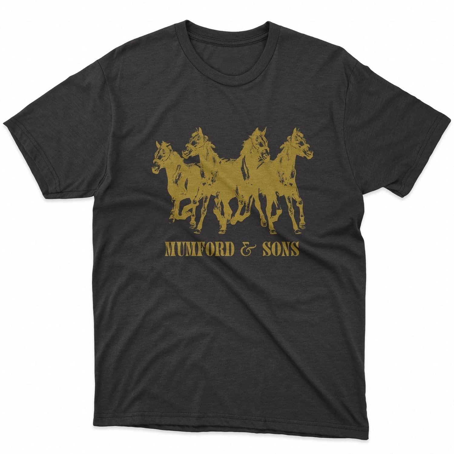 New Popular Mumford And Sons Horses Unisex S-5XL Shirt SB32 XXXXL