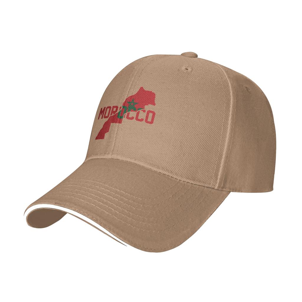 Unisex Morocco Map Flag Outdoor Hat Autumn  Adjustable Cap New Baseball Cap 2026 Golf Hats