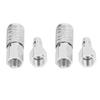 2 Stück Luftkupplung 2 Stück Stecker 12 Zoll NPT Aluminiumlegierung 300 PSI Luftschlauch Schnellanschluss-Fittings