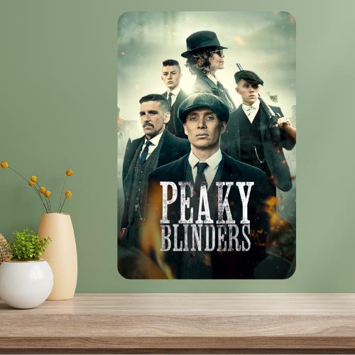 Peaky Blinders Classic TV Show Metal Poster Sign 20x30cm（7.8x11.8inch）
