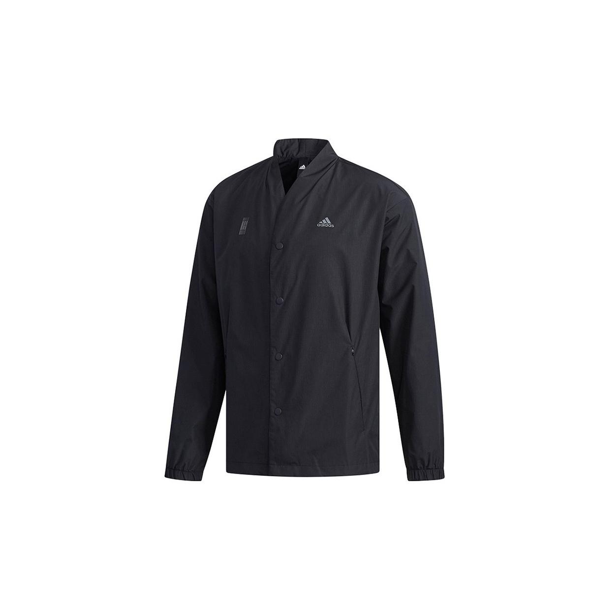 Adidas Jackets Men s Black Stand Collar Moderate Other DW4678 M