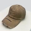 New Men Women Distress Broken Style Embroidered Letters Baseball Hats Sunshade Retro Versatile Street Peaked Caps Fashion Ins