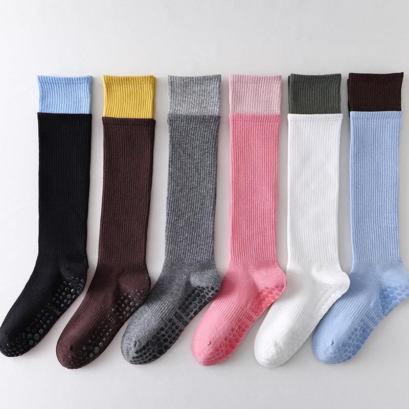 Stockings Children Yoga Pilates Non-Slip Calf And Knee Socks Spring And Summer Breathable Sports Fitness Stockings Women'S Socks