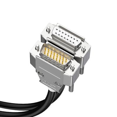 DB15 Samec Samice Datový Kabel Konektor Drát Linka 26AWG Jádro z Čisté Mědi pro Počítač CNC Pokladny 1,5m-30m