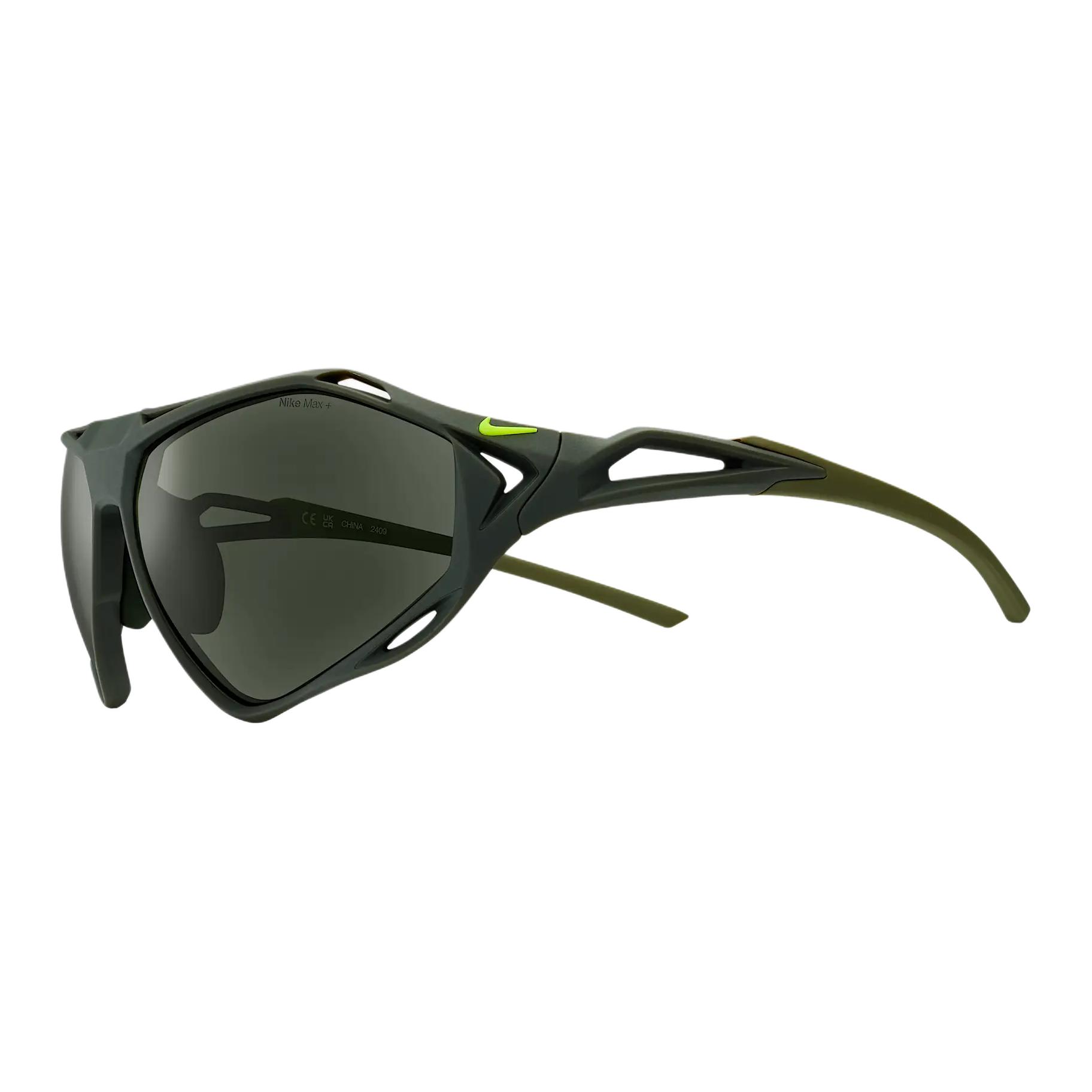 

Nike Hollow Design Injected Castor Oil Irregular Shape Sunglasses Unisex sunglasses Green IF1120X-355 F,Green