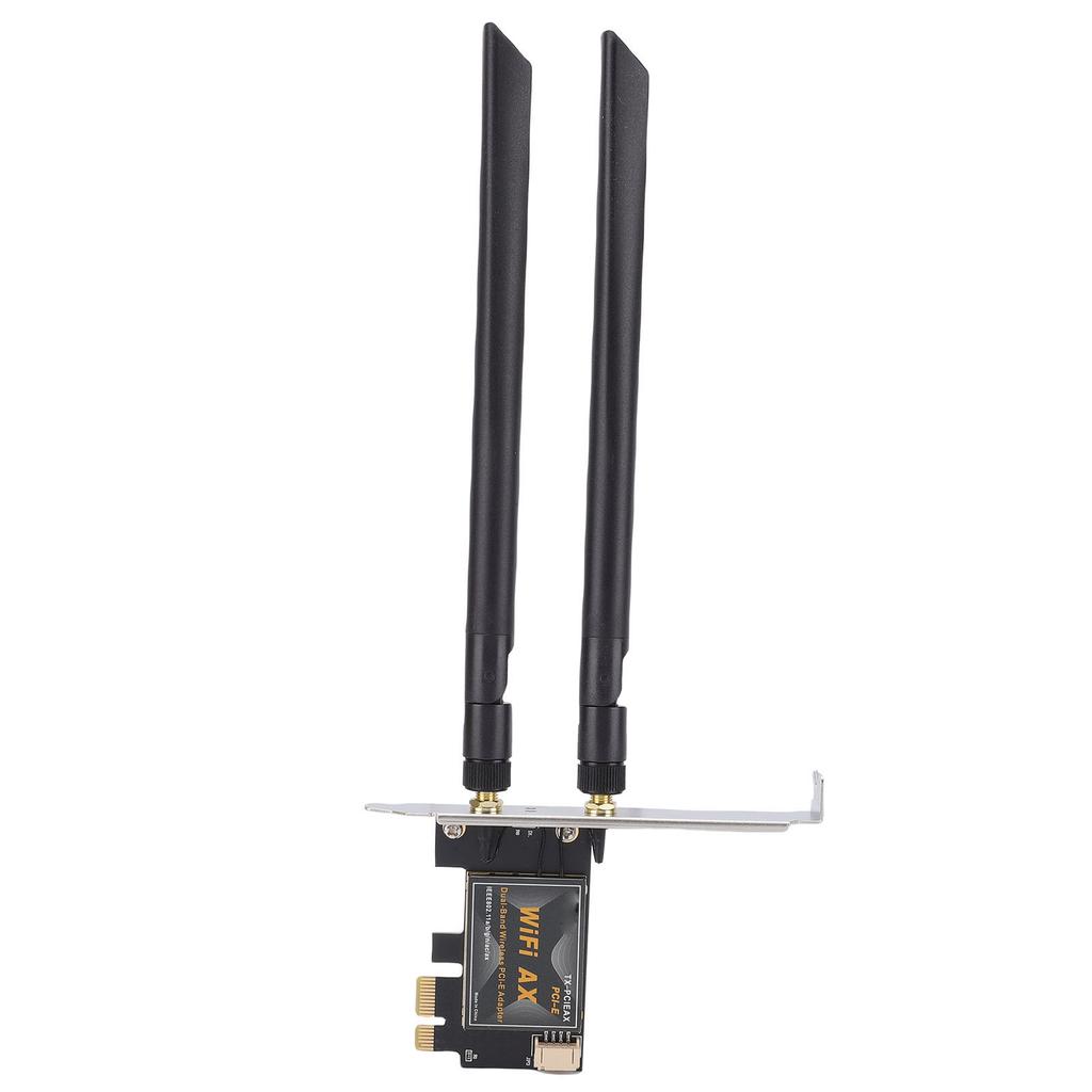 WiFi 6 PCIe Card Desktop Wireless Network Adapter Support for Windows 10 11 OFDMA MU MIMO 2.4G 5G Dual Band 8dBi