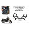 Black "Crash Guard With Sliders" Fit For Tvs Ronin 2022-2025 Model