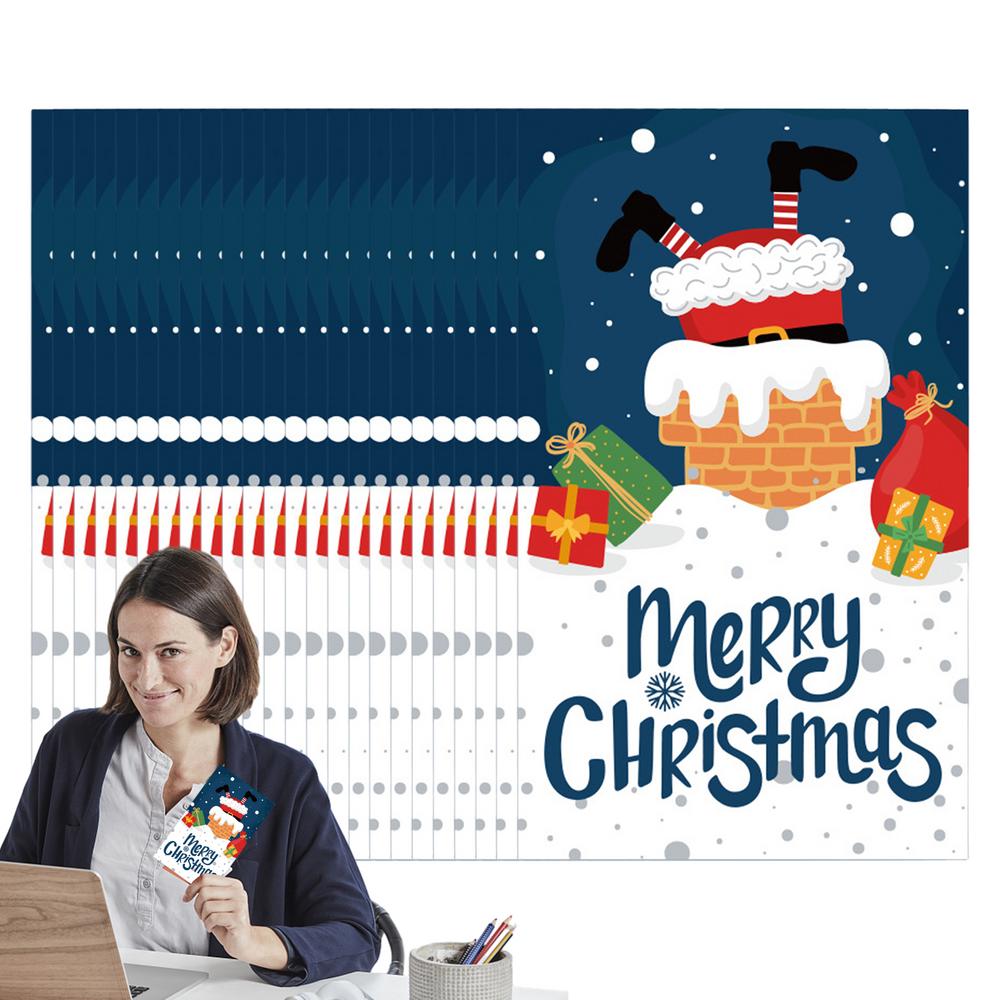 Christmas Greeting Cards 50 Pieces Cute Christmas Cards Christmas Card Present Card Unique Assorted Christmas Cards Christmas