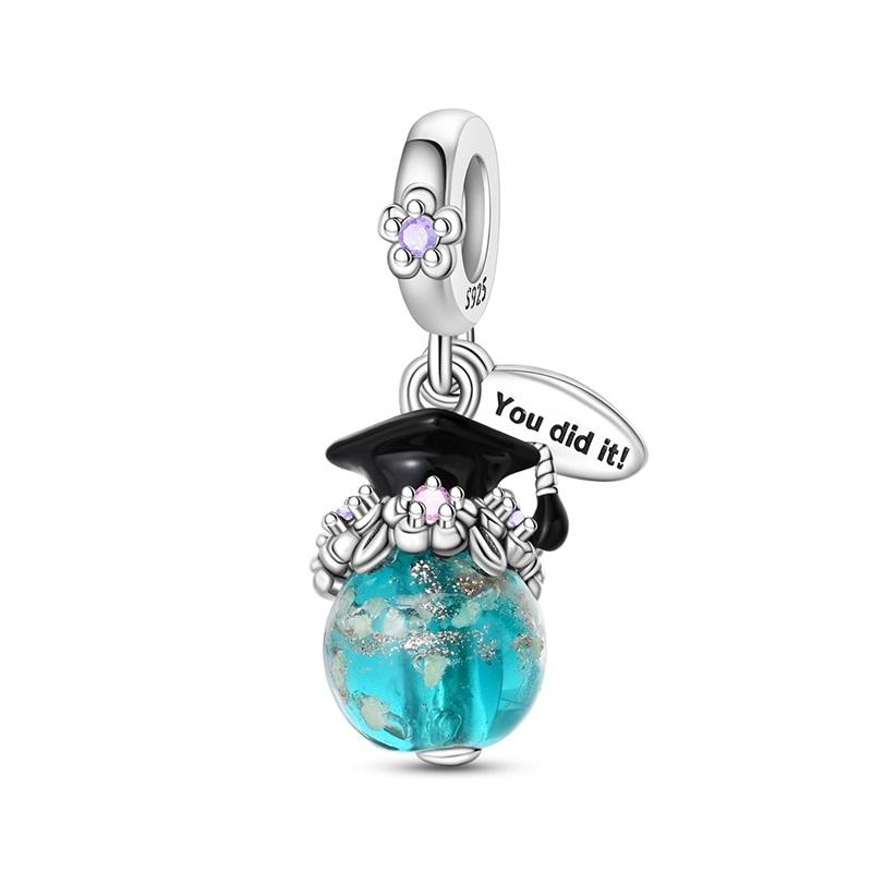 925 Silver Animals Series Charms Dog Cat Bear Pets Beads Fit Bracelet Necklace DIY Woman Pendants Fine Jewelry