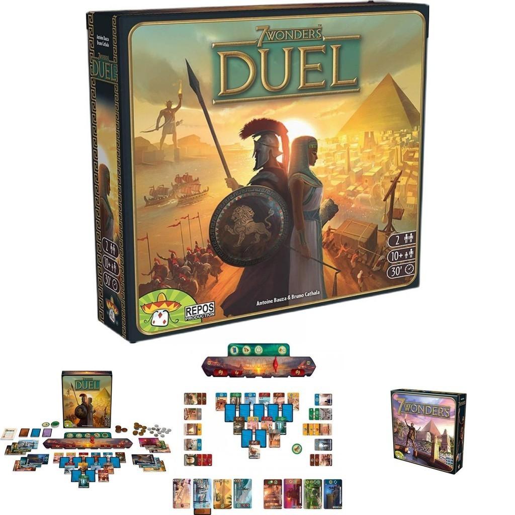 7 Чудес: Дуель Стратегічна Настільна Гра Для Дорослих Дітей