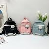 Children's school bag cute fashion casual bag 3-10 years old trend student backpack kitten doll backpack