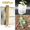 100pcs Biodegradable Seed Nursery Bags Non-Woven Plants Grow Bags Fabric Seedling Pots Plants Pouch Home Garden Supply