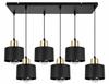 MODERN CEILING HANGING LAMP BLACK LED LAMP