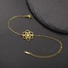 LIKGREAT Flower of Life Bracelet Vintage Bracelets for Women Men Fashion Charms Sacred Geometry Jewelry Gifts