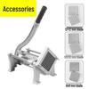 Stainless Steel Manual Potato Press: Extra Long French Fry Electric Extruder, Commercial & Household Cutter