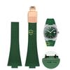 CTS Fluororubber dirželis Tissot PRX serijos Super Player laikrodžiams 35mm 40mm Greito atsegimo spyruoklinė sagtelė FKM laikrodžio dirželis 11mm 12mm