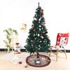 Christmas tree skirt, creative and exquisite printed Santa Claus tree bottom decoration Christmas supplies decorations