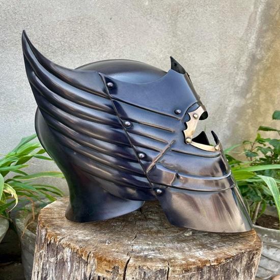 Medieval Steel Viking Helmet LARP Warrior Reenactment