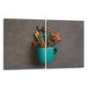 2x GLASS PROTECTIVE PLATE FOR STOVE 40x52 CHRISTMAS