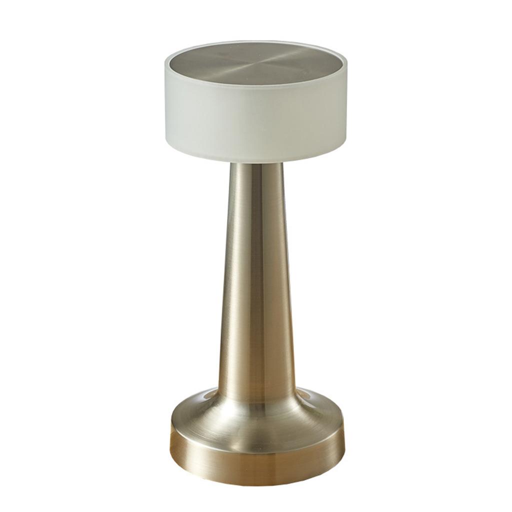 Portable Metal LED Table Lamp 3-Levels Brightness Adjustable Night Light for Kids Nursery Bedside Lamp