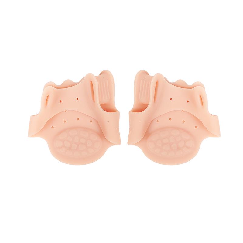 Double-Hole Toe Separator & Shock-Absorbing Arch Pad - Pressure-Relieving Bunion Corrector for Forefoot Comfort