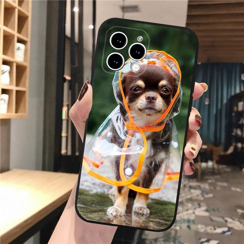 Chihuahua Puppy Dog Phone Case For iphone 15 14 Pro Max 13 12 11 Pro Max XSMax XR 12 13 mini 14 Plus Shell