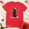Black Lab Labrador Christmas Tree Light Pajama Dog Xmas Gift Unisex T-shirt