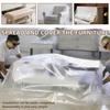 2Pcs Transparent Sofa Dust Cover Plastic Waterproof Recliner Protector Cover Multi purpose Furniture Protective Cover for Home
