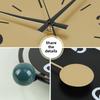 BEPAN Wall Clock, Living Room, Home Fashion, Creative High-end, Simple, No Punching, Silent Clock, Home Decoration