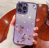 Para Capa Xiaomi 17T/17T Pro/15T/15T Pro com Pulseira de Pulso Transparente de Flores Estilosa Capa Antiderrapante Anti-amarelamento à Prova de Choque