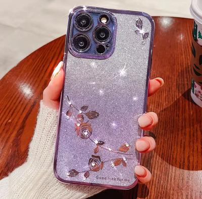 For Xiaomi 17T/17T Pro/15T/15T Pro Case Stylish Flower Transparent Wrist Strap Anti-slip Anti-yellowing Shockproof Cover