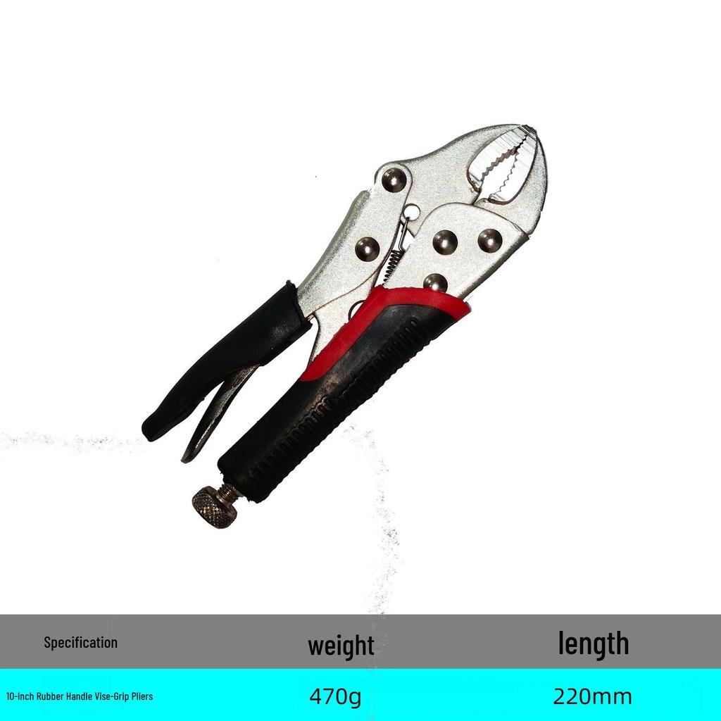 Industrial Grade Multifunctional High Leverage Round Nose Pressure Clamping Pliers for Labor-Saving Work.