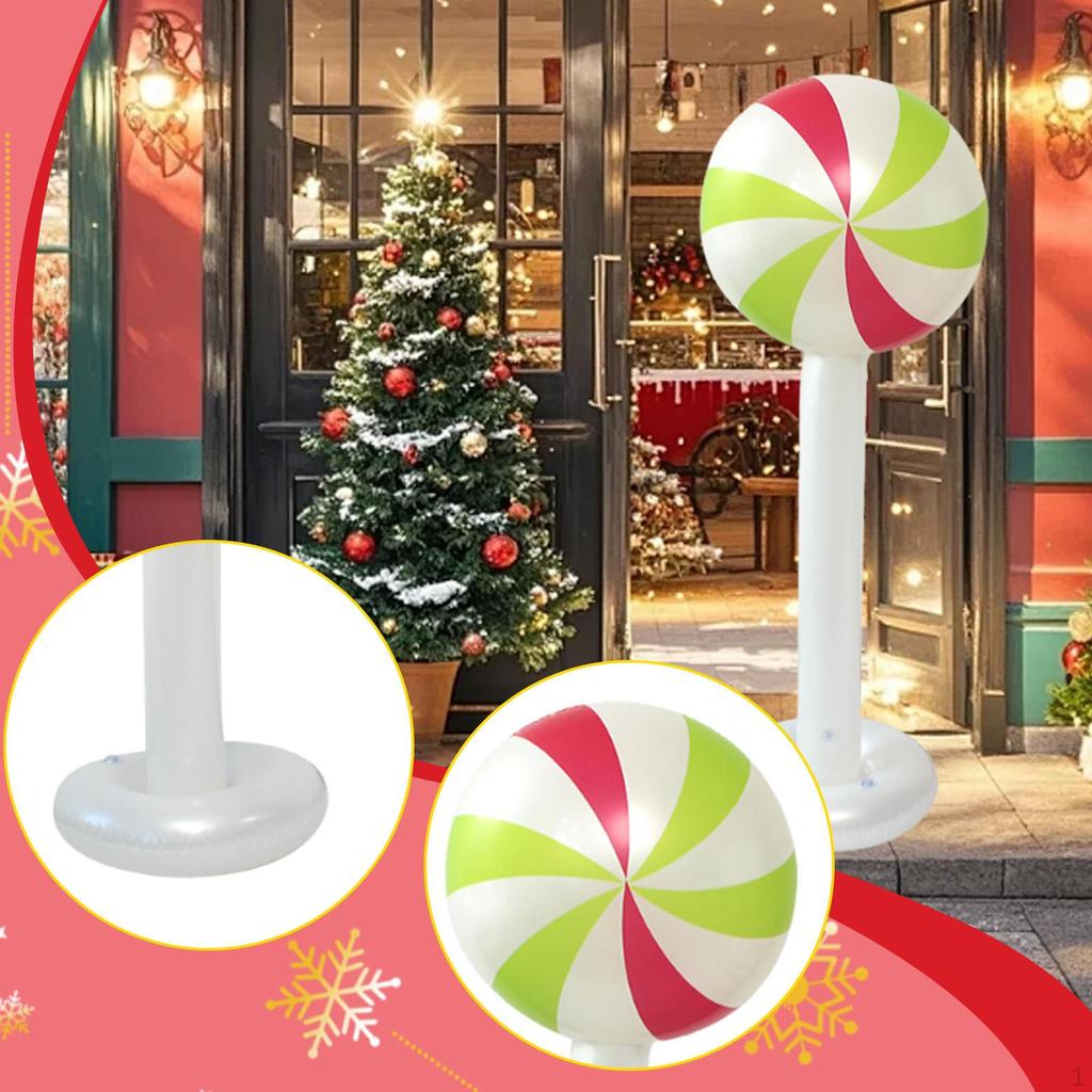 Christmas Inflatable Candy Decor Party Supplies for Home