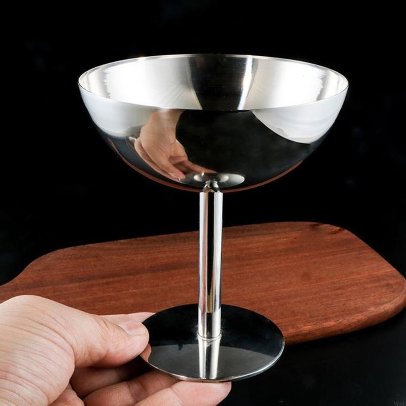 

304 Stainless Steel Dessert Cups Metal Ice Cream Bowls for Parties and Home Use M68E China Mainland