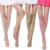 Summer Ultra Thin Nylon Tights Sequin Pantyhose Tattoo Print Stockings Party Cosplay NightOut