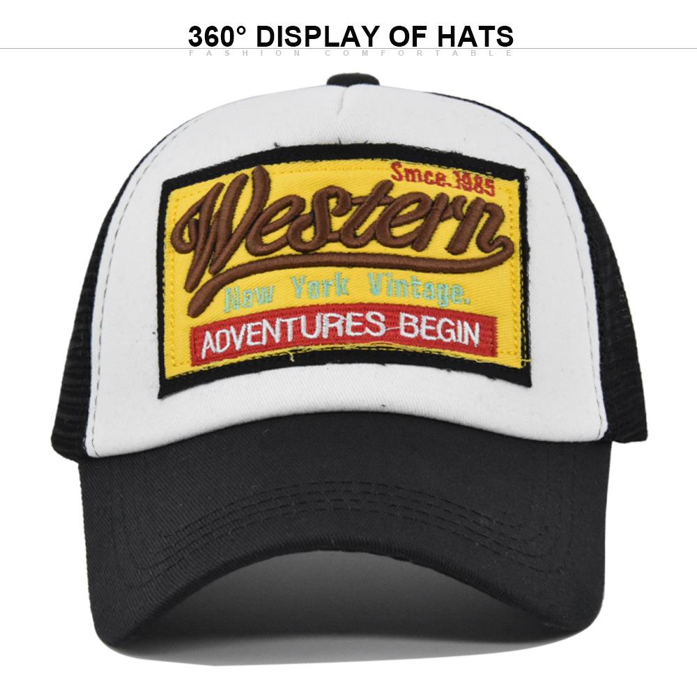 Duck Hat Tongue Western Letter Embroidered Baseball Hat Sunshade Hat Cotton