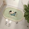 Quick Dry Bathroom Mat Weaving Texture Anti Slip Mat Decorative Mat Absorbent Mat Floor Protection