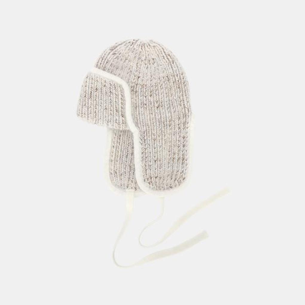 Square Casual Angora Knit Bocashi Beanie Hat SMO117
