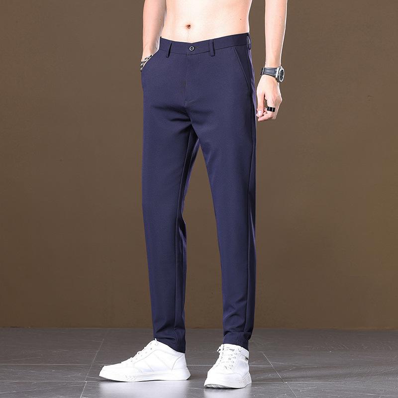 

Мужские повседневные брюки на осень и зиму, зауженные прямые 31