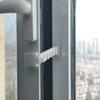 1pc Window Windproof Limiter Hook, No-Drill Angle Controller, for Casement & Sliding Windows Anti-Collision Stopper