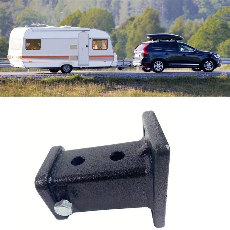 Trailer Hitch Receiver Adapter 2In Bolt On Receiver Tube Steel Hook Base Universal For Pickup Trucks