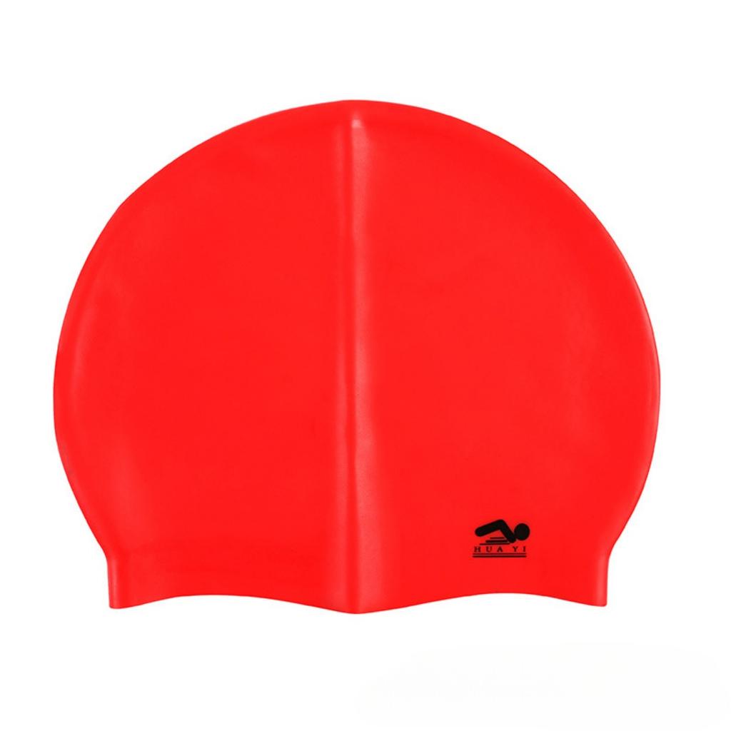 Silicone Elastic Swimming Cap Waterproof Swim Hat For Men Women Adult Long Hair Pool Caps Protect Ears Swimming Equipment