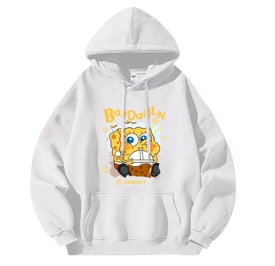 New SpongeBob SquarePants Printed Hoodie for Men and Women Couple's Hoodie 2025 New Autumn Style Pai Daxing Couple's Clothes