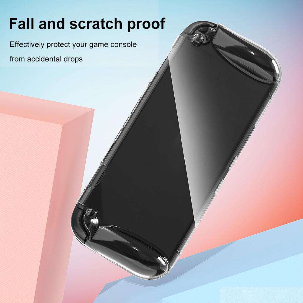 Clear TPU Case for Nintendo for Switch 2 Crystal Protector Case Shockproof Soft Clear Cover for Switch 2 Handheld Gaming Console